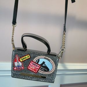 Aldo Glitter/Patch Wallet Purse